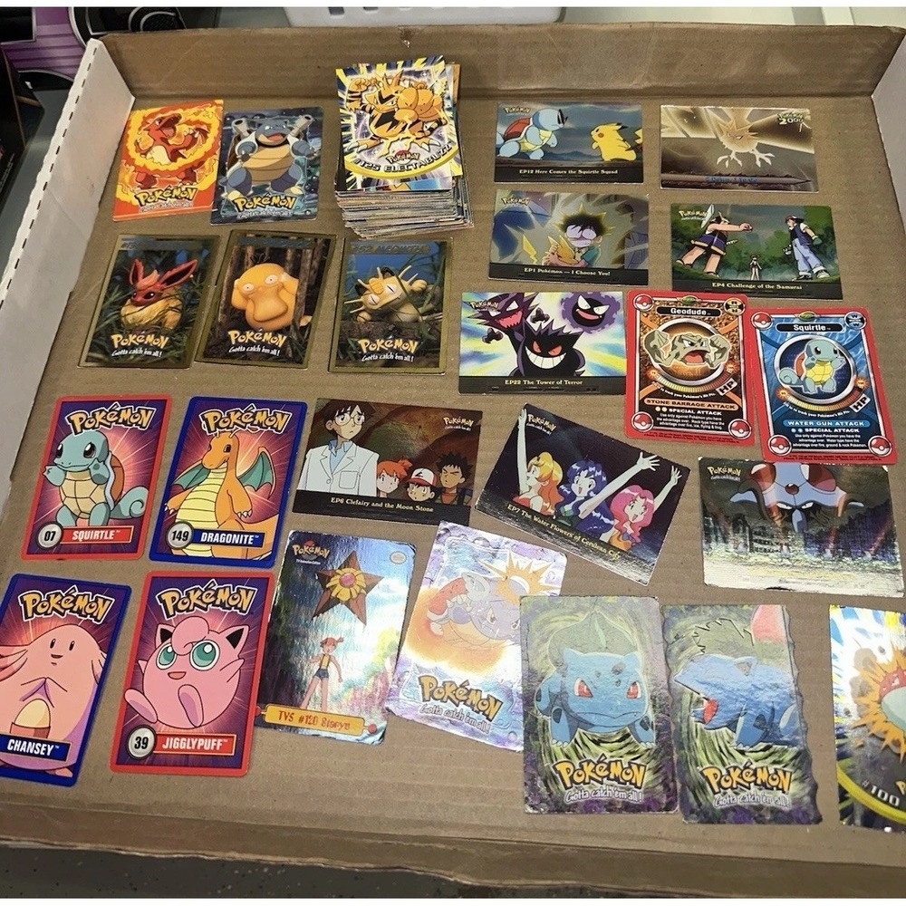 Huge vintage topps pokemon card lot foils‎ holos poketrivia hasbro spotlight DMG